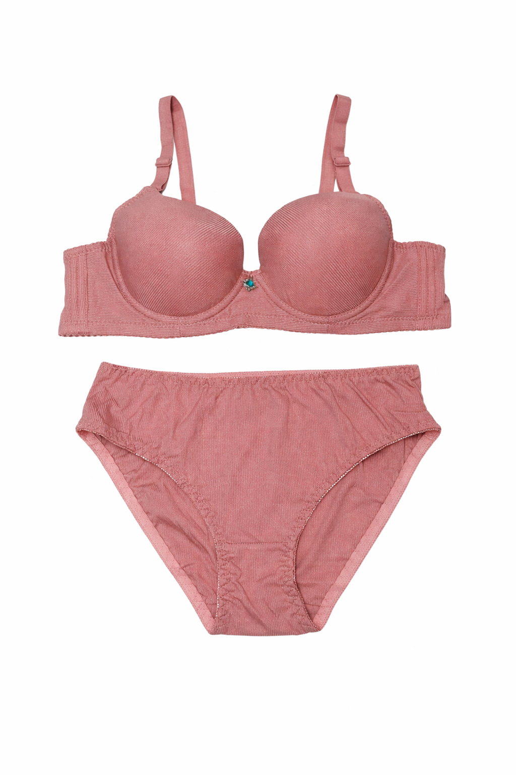 Everyday Comfort Ribbed Bra & Panty Set