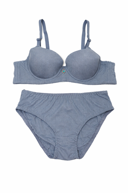 Everyday Comfort Ribbed Bra & Panty Set