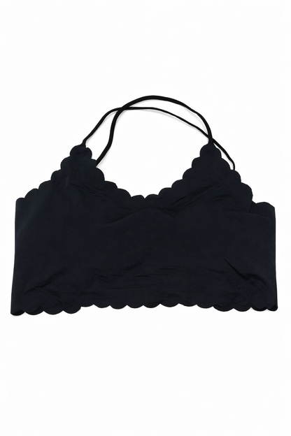 Seamless Scalloped Edge Bralette