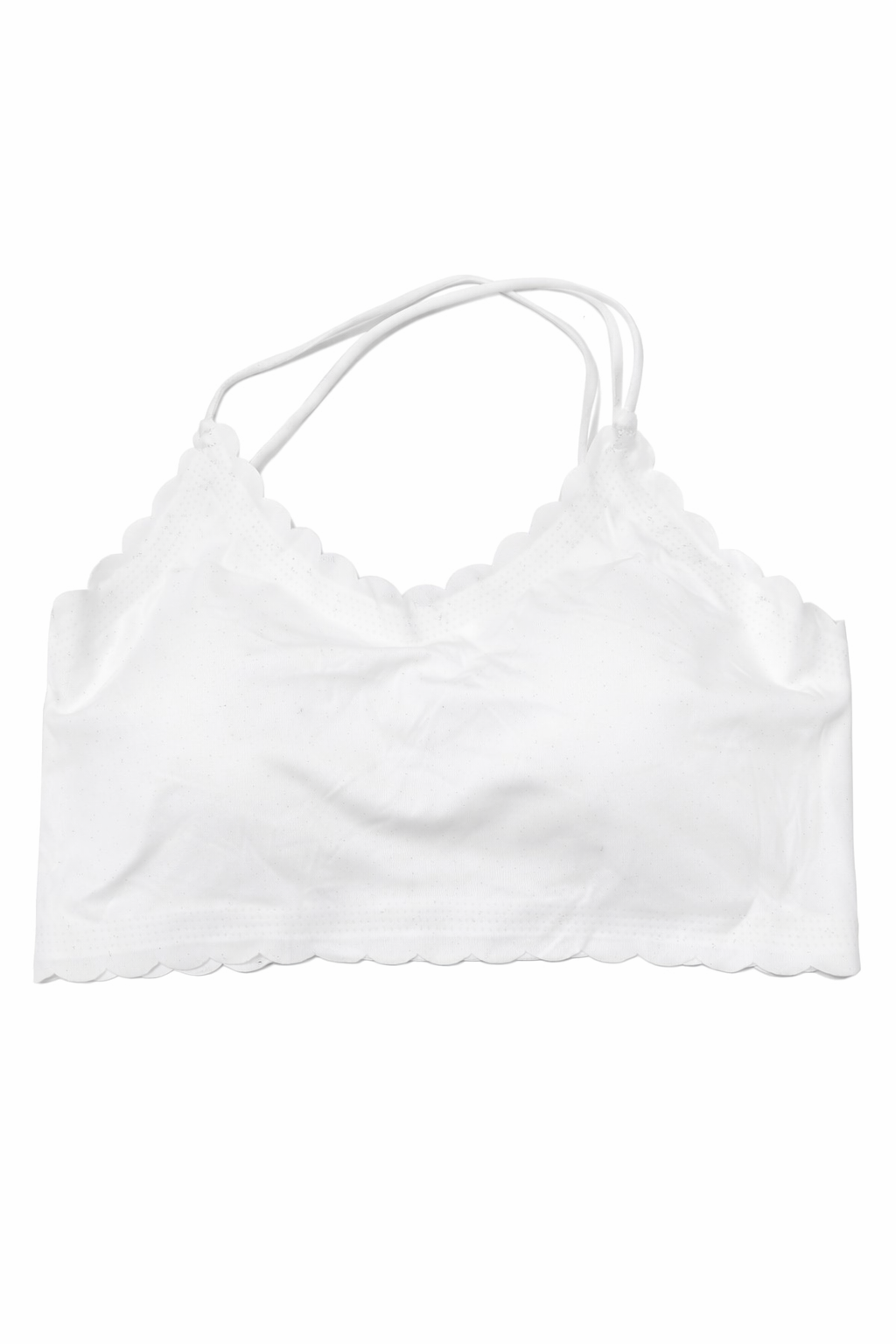 Seamless Scalloped Edge Bralette