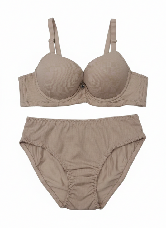 Everyday Comfort Ribbed Bra & Panty Set
