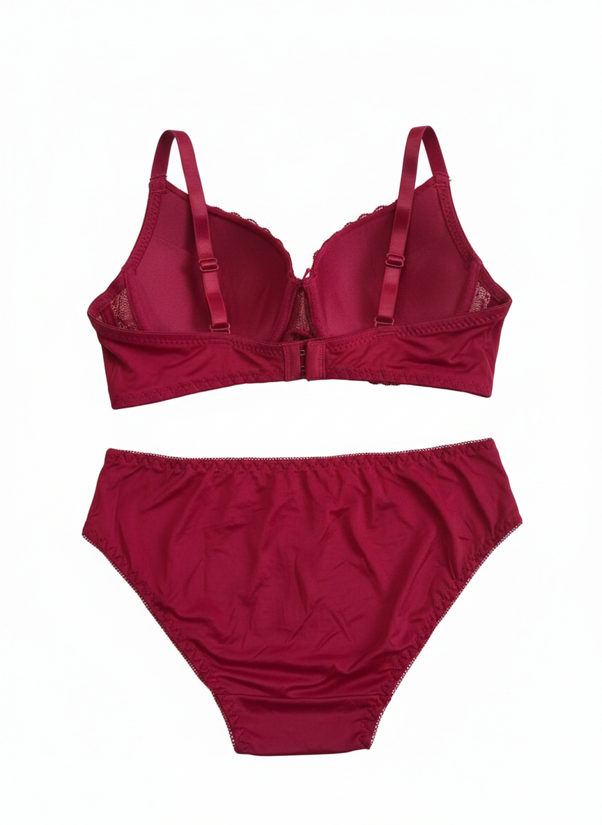 Luxury Floral Lace Padded Bra & Panty Set