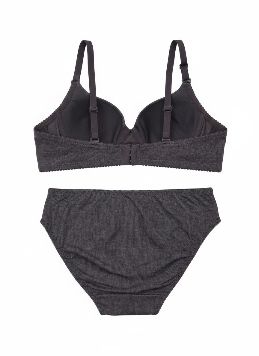 Everyday Comfort Ribbed Bra & Panty Set