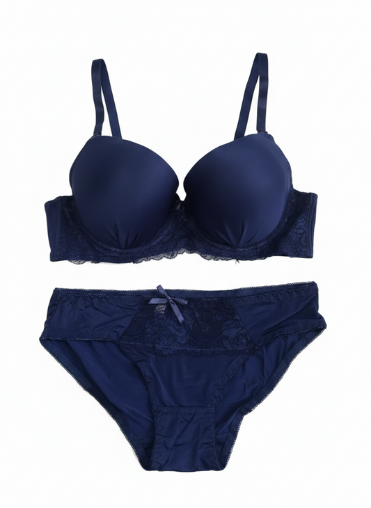 Luxury Floral Lace Padded Bra & Panty Set