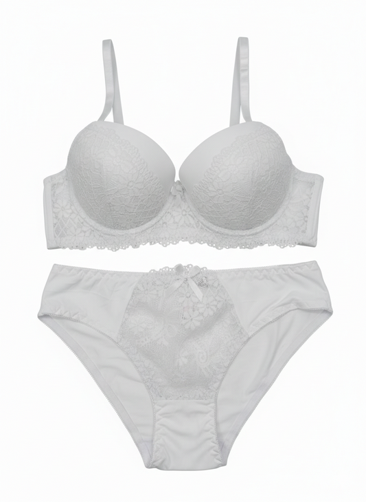 Royal Lace Push-Up Bra & Panty Set